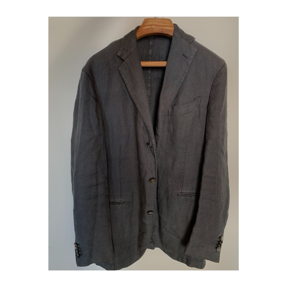 Boglioli Linen Blazer Single Breasted